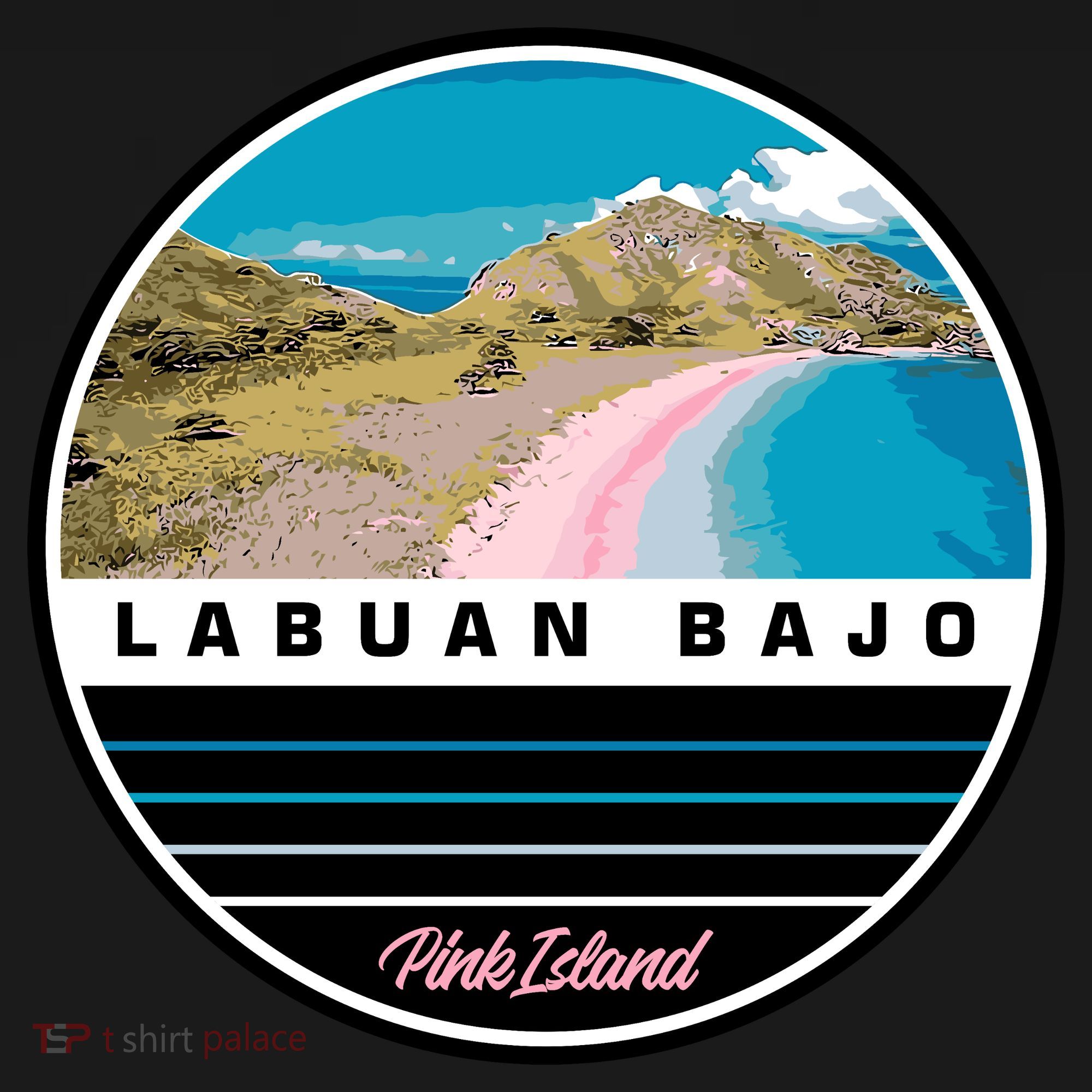 Labuan Bajo Pink Island Visor