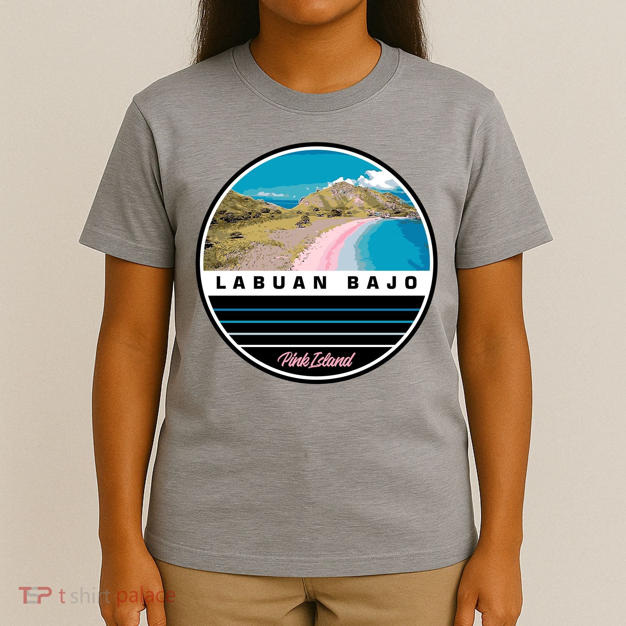 Labuan Bajo Pink Island T-Shirt