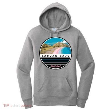 Labuan Bajo Pink Island Women's Hoodie