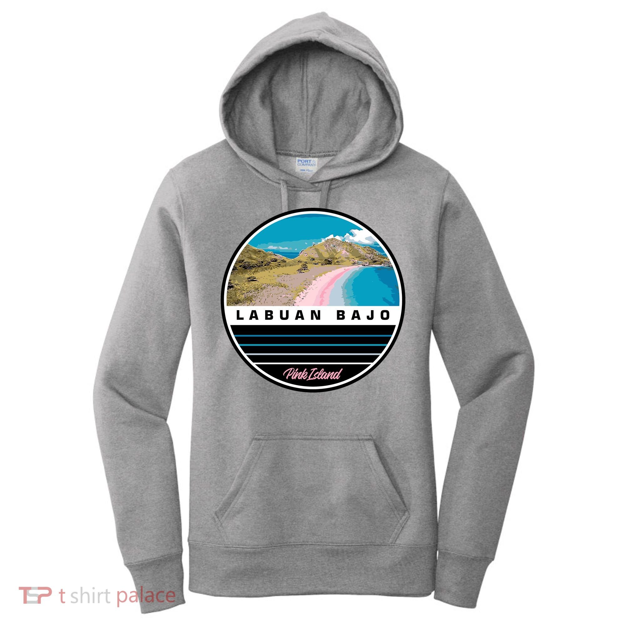 Labuan Bajo Pink Island Women's Hoodie