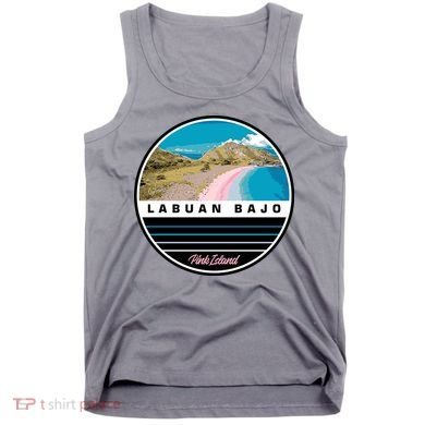Labuan Bajo Pink Island Tank Top