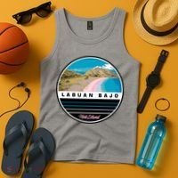 Labuan Bajo Pink Island Tank Top thumb 4