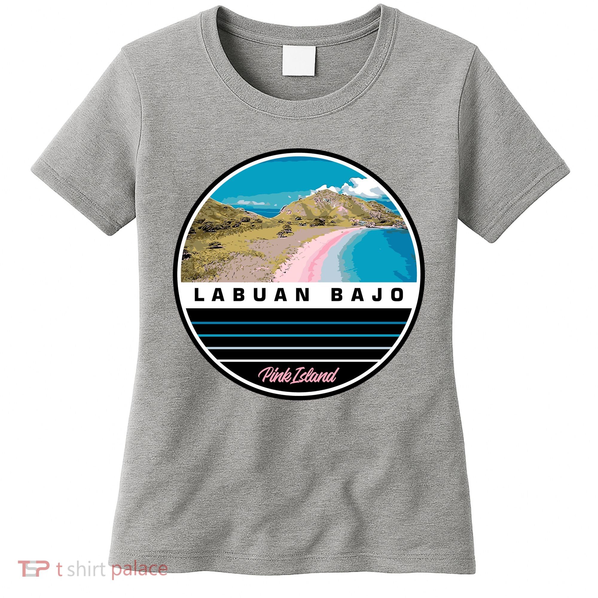 Labuan Bajo Pink Island Women's T-Shirt
