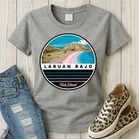 Labuan Bajo Pink Island Women's T-Shirt thumb 3