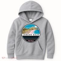 Labuan Bajo Pink Island Kids Hoodie thumb 0