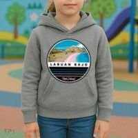 Labuan Bajo Pink Island Kids Hoodie thumb 3