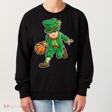 Leprechaun Basketball Player St Patrick's Day Women's Sweatshirt