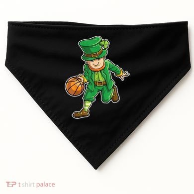 Leprechaun Basketball Player St Patrick's Day USA-Made Doggie Bandana