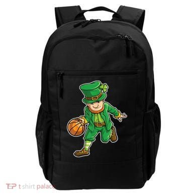 Leprechaun Basketball Player St Patrick's Day Backpack