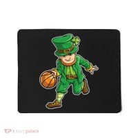 Leprechaun Basketball Player St Patrick's Day Mousepad thumb 0