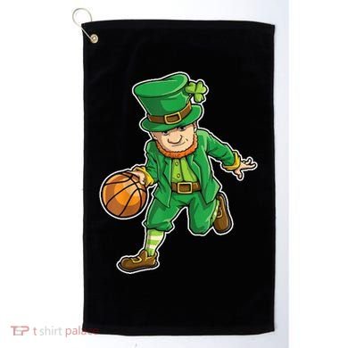 Leprechaun Basketball Player St Patrick's Day Golf Towel