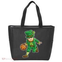 Leprechaun Basketball Player St Patrick's Day Tote Bag thumb 0
