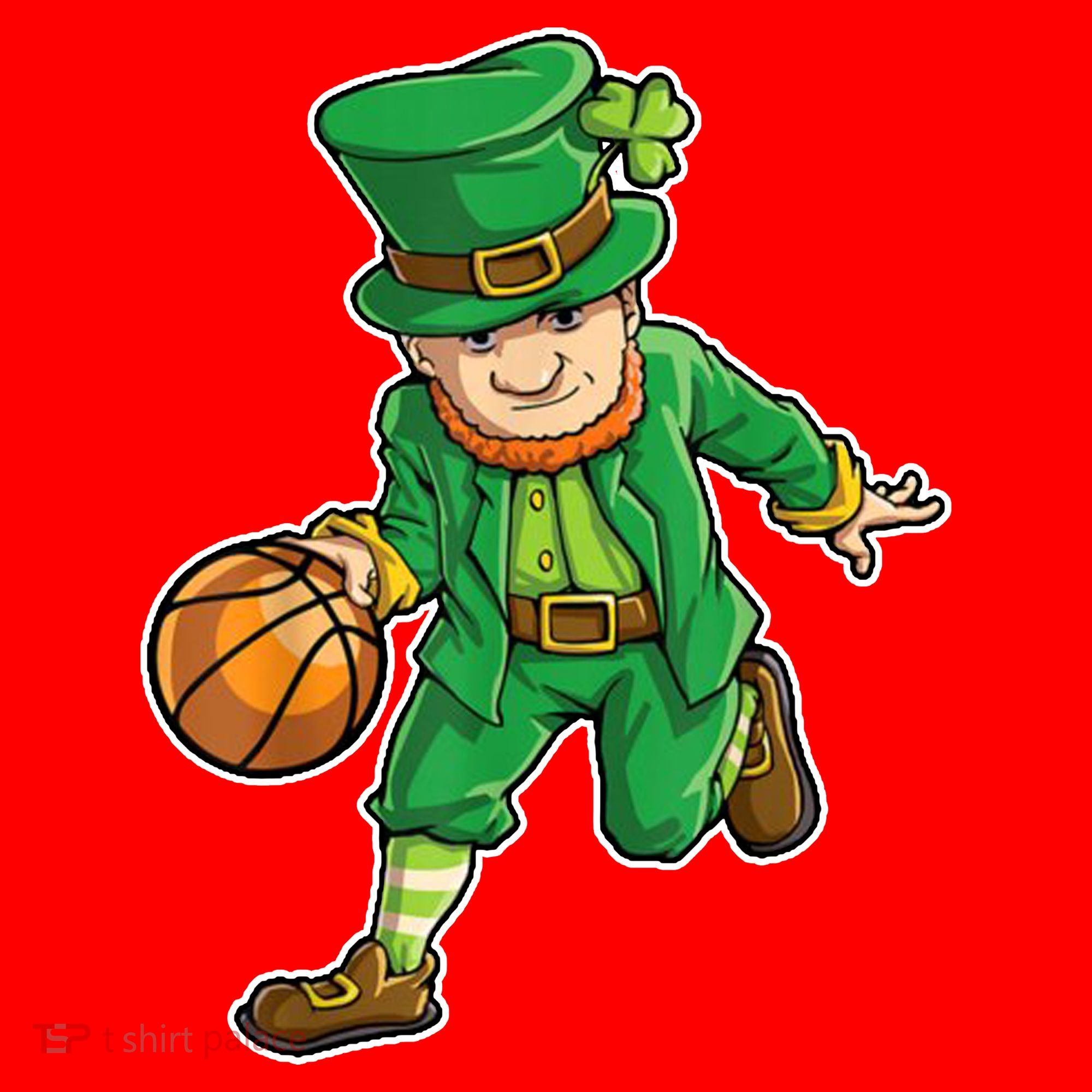 Leprechaun Basketball Player St Patrick's Day Santa Hat