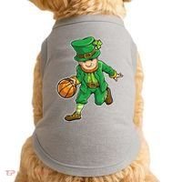 Leprechaun Basketball Player St Patrick's Day Doggie Tank thumb 0