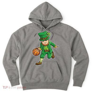 Leprechaun Basketball Player St Patrick's Day Hoodie