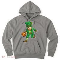Leprechaun Basketball Player St Patrick's Day Hoodie thumb 0