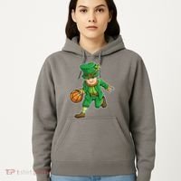 Leprechaun Basketball Player St Patrick's Day Hoodie thumb 5