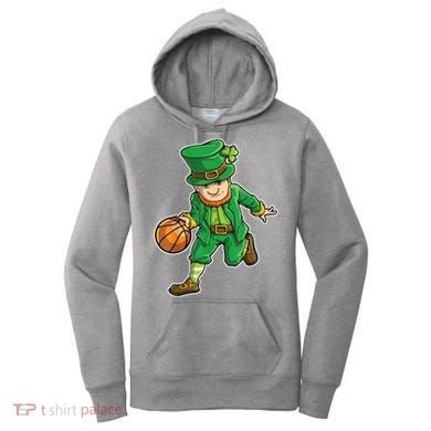 Leprechaun Basketball Player St Patrick's Day Women's Hoodie