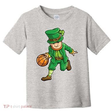 Leprechaun Basketball Player St Patrick's Day Toddler T-Shirt