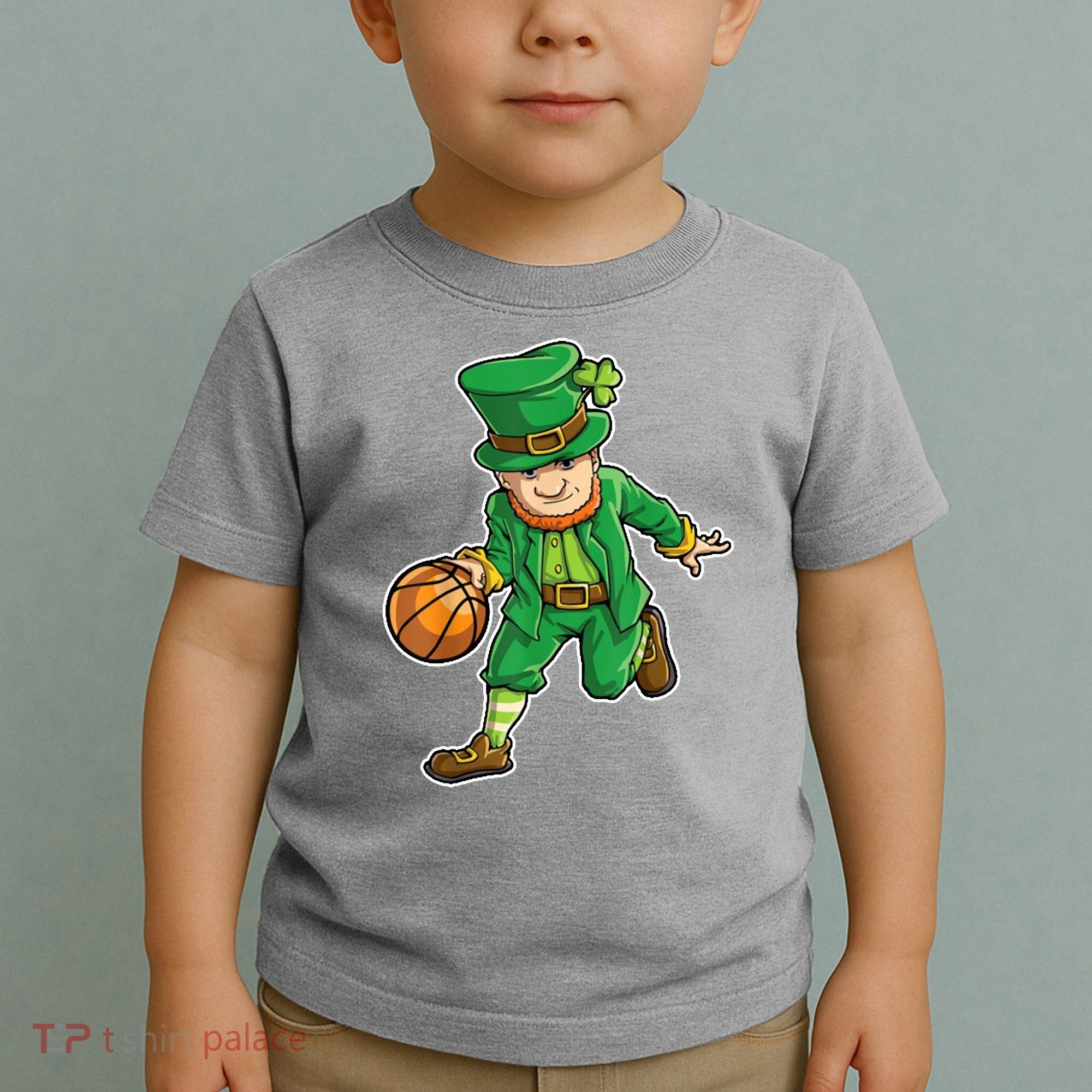 Leprechaun Basketball Player St Patrick's Day Toddler T-Shirt