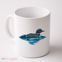 Loon Bird Painting Duck Lake Coffee Mug thumb 0
