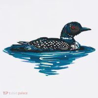 Loon Bird Painting Duck Lake Women's Hoodie thumb 2