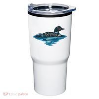 Loon Bird Painting Duck Lake Tumbler thumb 0