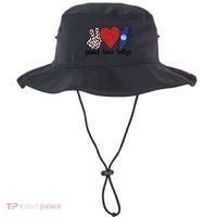 Love Belize Proud Belizean Flag Belizean Roots Meaningful Gift Bucket Hat thumb 0