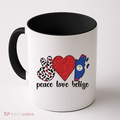 Love Belize Proud Belizean Flag Belizean Roots Meaningful Gift Coffee Mug