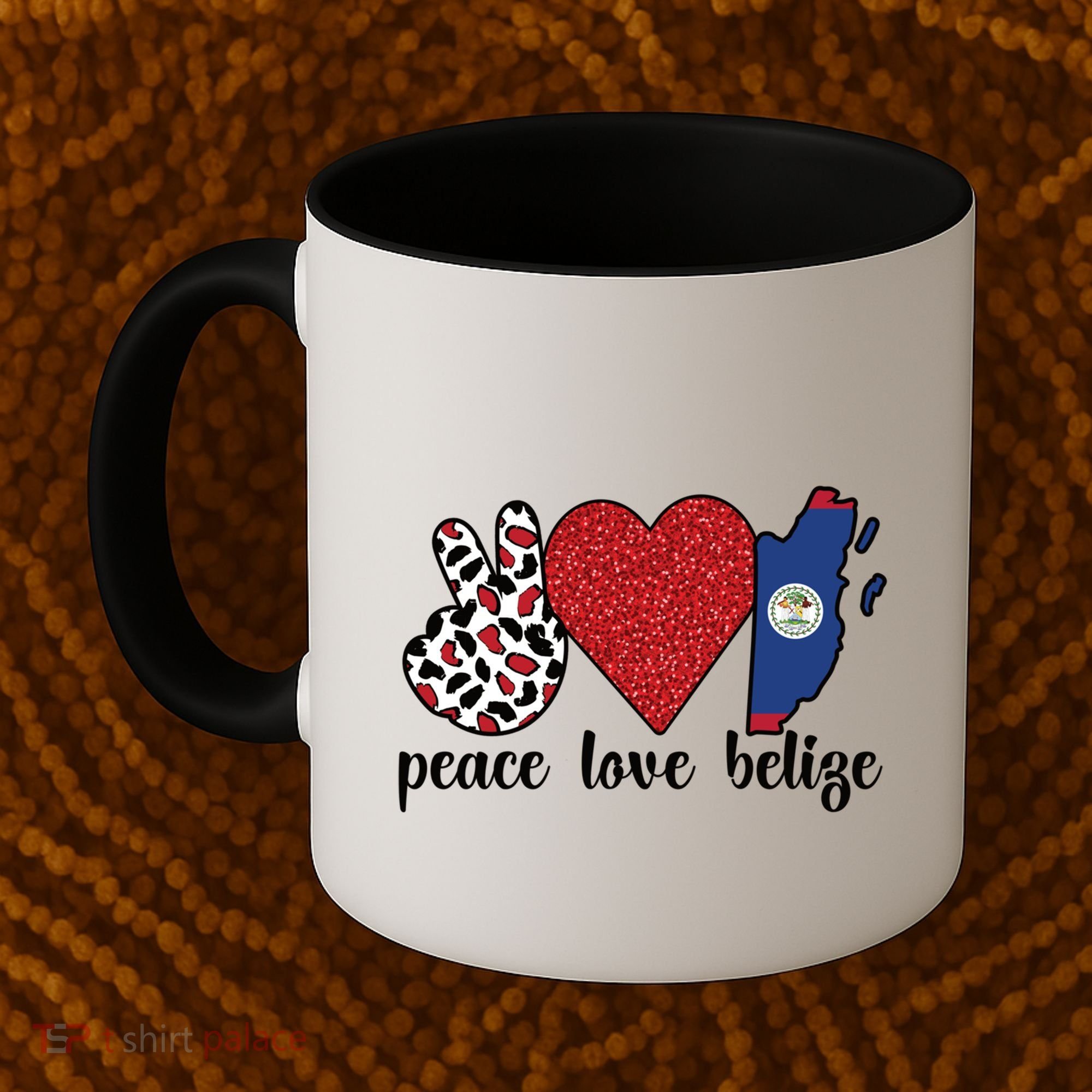 Love Belize Proud Belizean Flag Belizean Roots Meaningful Gift Coffee Mug