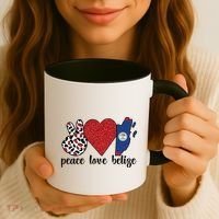 Love Belize Proud Belizean Flag Belizean Roots Meaningful Gift Coffee Mug thumb 3
