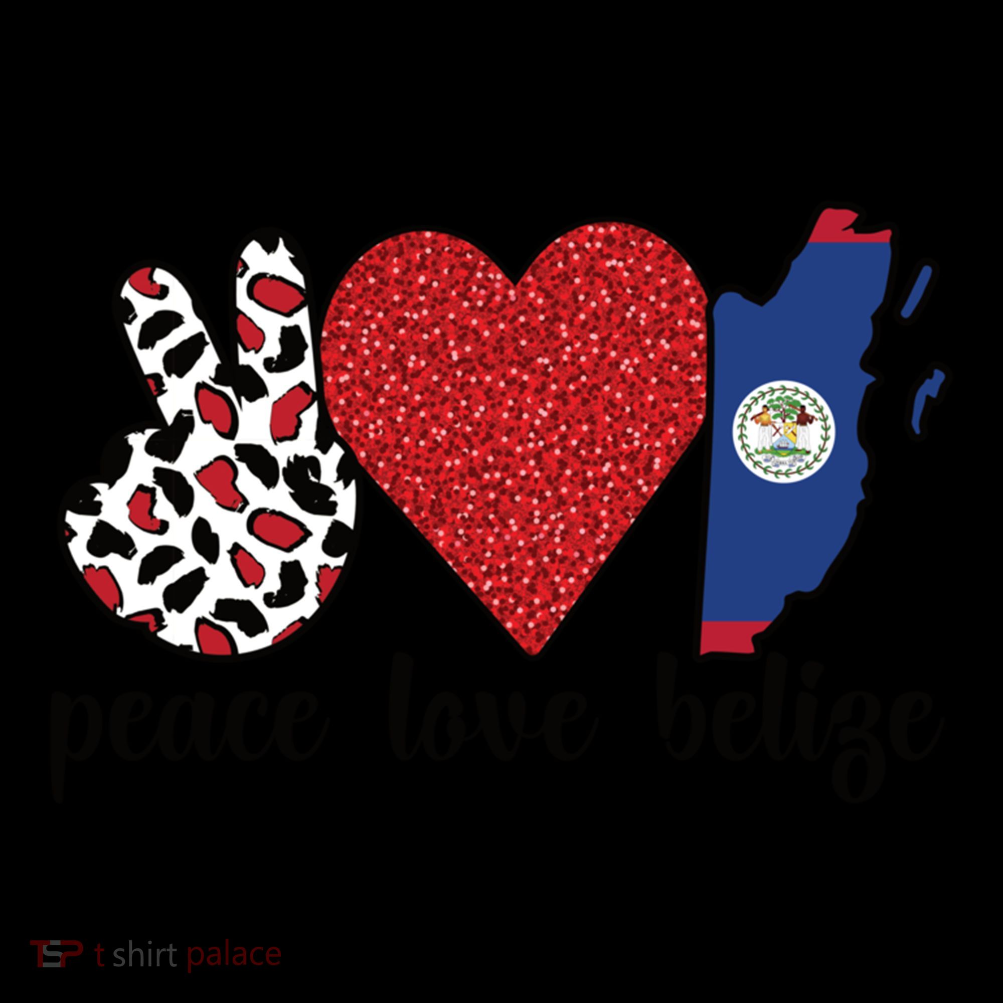 Love Belize Proud Belizean Flag Belizean Roots Meaningful Gift Women's Hoodie