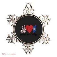 Love Belize Proud Belizean Flag Belizean Roots Meaningful Gift Ornament thumb 0