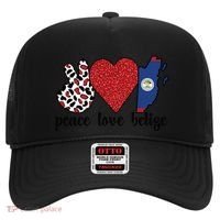 Love Belize Proud Belizean Flag Belizean Roots Meaningful Gift Hat thumb 0