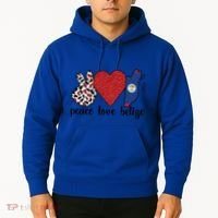 Love Belize Proud Belizean Flag Belizean Roots Meaningful Gift Hoodie thumb 2