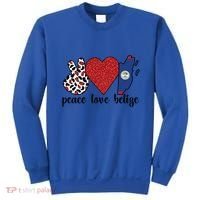 Love Belize Proud Belizean Flag Belizean Roots Meaningful Gift Sweatshirt thumb 0