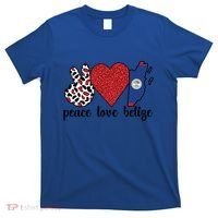 Love Belize Proud Belizean Flag Belizean Roots Meaningful Gift T-Shirt thumb 0
