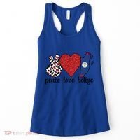 Love Belize Proud Belizean Flag Belizean Roots Meaningful Gift Women's Tank Top thumb 0