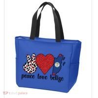 Love Belize Proud Belizean Flag Belizean Roots Meaningful Gift Tote Bag thumb 3
