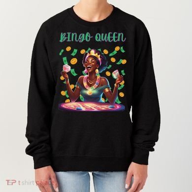  Laughing Bingo Queen Women's Sweatshirt