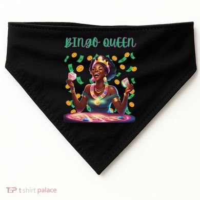  Laughing Bingo Queen USA-Made Doggie Bandana