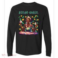  Laughing Bingo Queen Comfort Colors Heavyweight Long Sleeve T-Shirt thumb 0