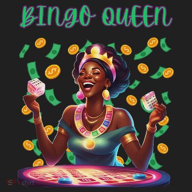  Laughing Bingo Queen Comfort Colors Heavyweight Long Sleeve T-Shirt