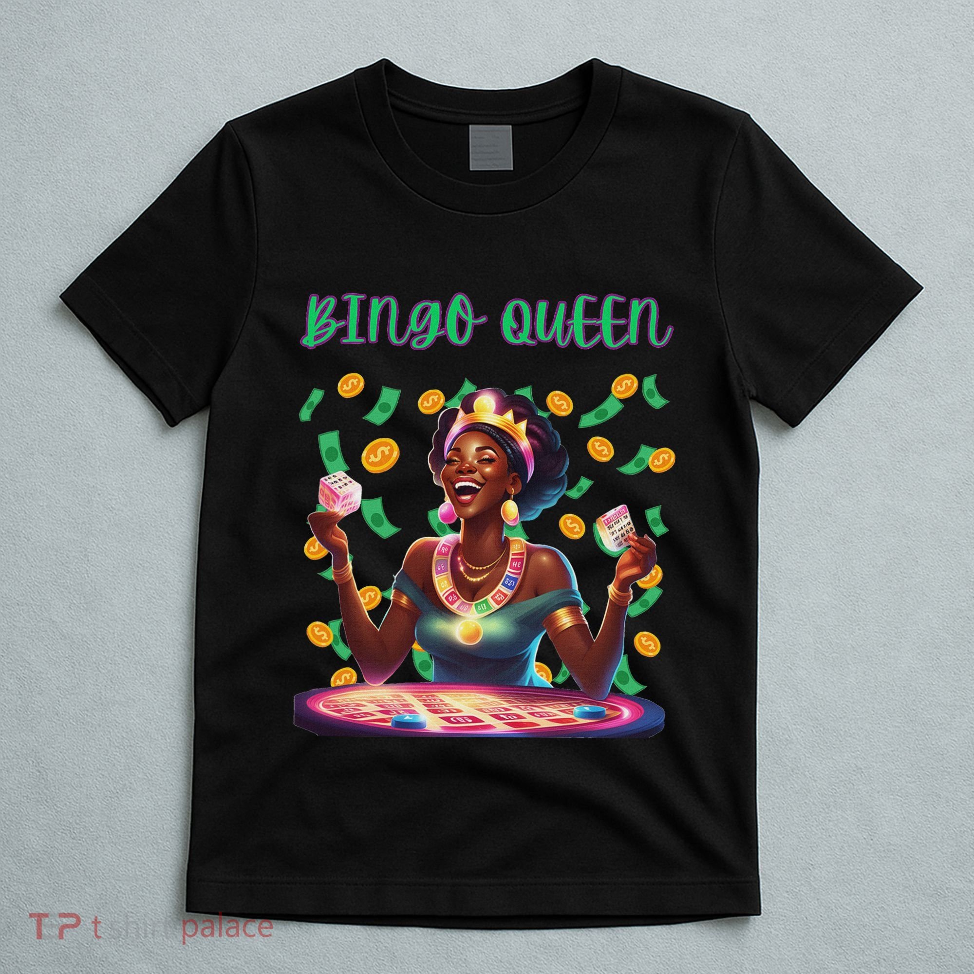  Laughing Bingo Queen T-Shirt