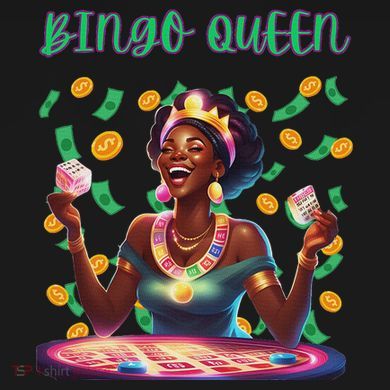  Laughing Bingo Queen Bucket Hat