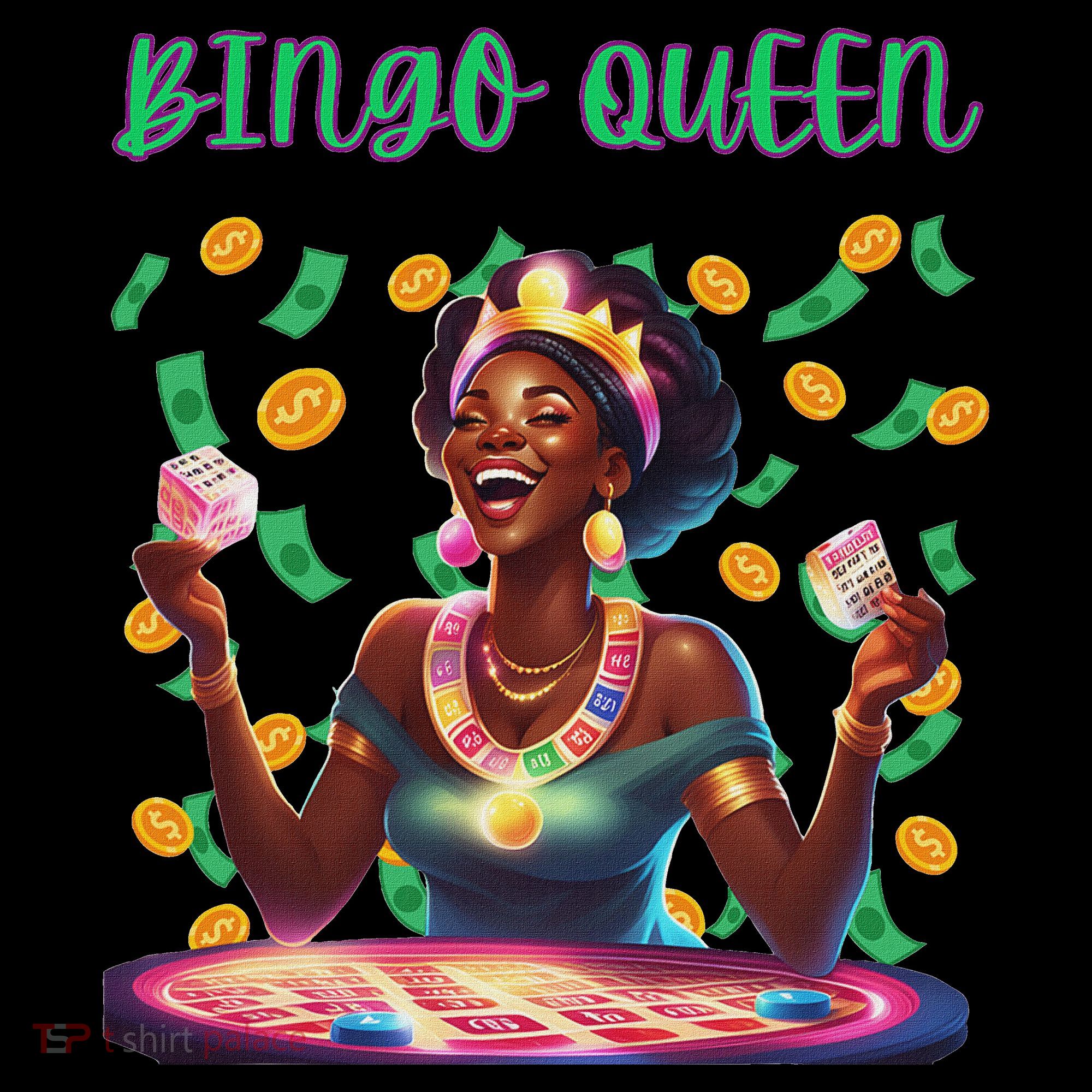  Laughing Bingo Queen Women's Tank Top