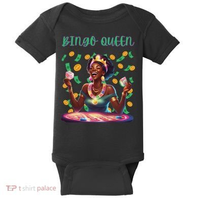  Laughing Bingo Queen Baby Bodysuit