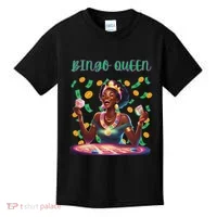  Laughing Bingo Queen Kids T-Shirt thumb 0