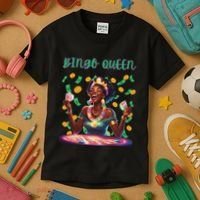  Laughing Bingo Queen Kids T-Shirt thumb 3