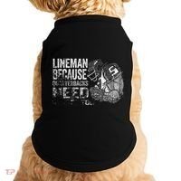 Lineman Because Quarterbacks Heroes Need American Football Doggie Tank thumb 0